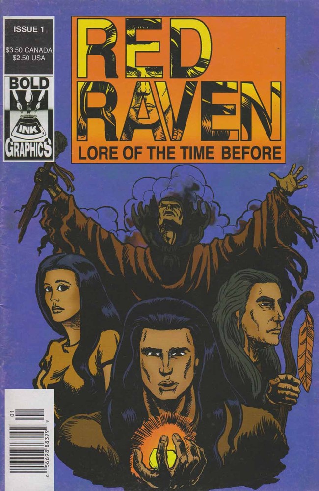 Red Raven Lore of the Time Before #1 Newsstand FN Bold Ink Combines Shipping