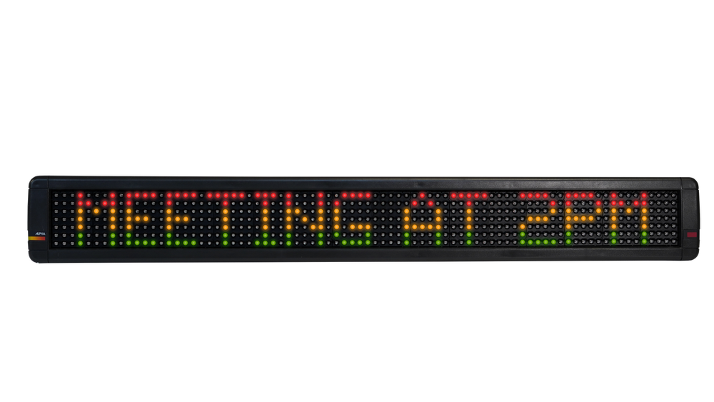 NEW Alpha 215C Tri-Color LED Scrolling Message Sign Indoor Electronic Display