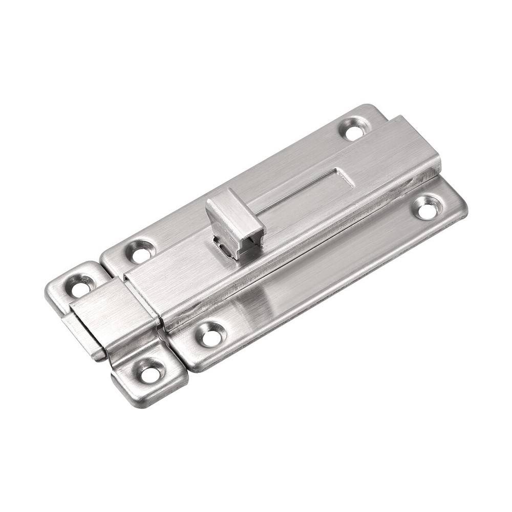 Sliding Lock Barrel Bolt, 4-inch Stainless Steel Door Latch w Screws