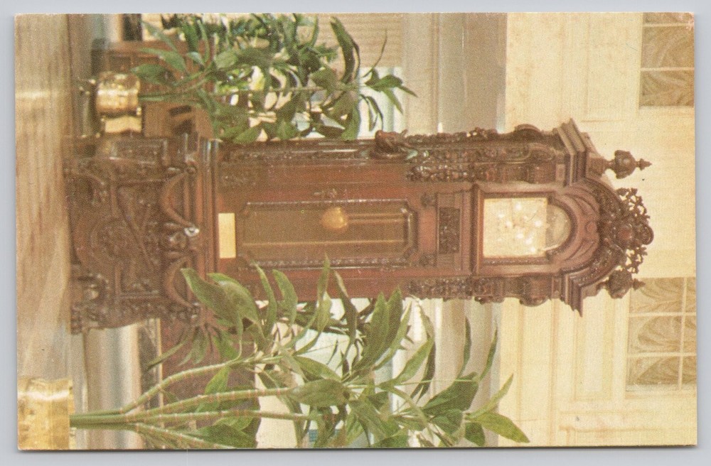 Hotel Monteleone Grandfather Clock New Orleans French Quarter Postcard
