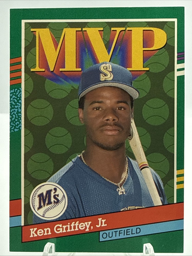 1991 Donruss - Ken Griffey Jr #392 Yellow Stripes on Right Border