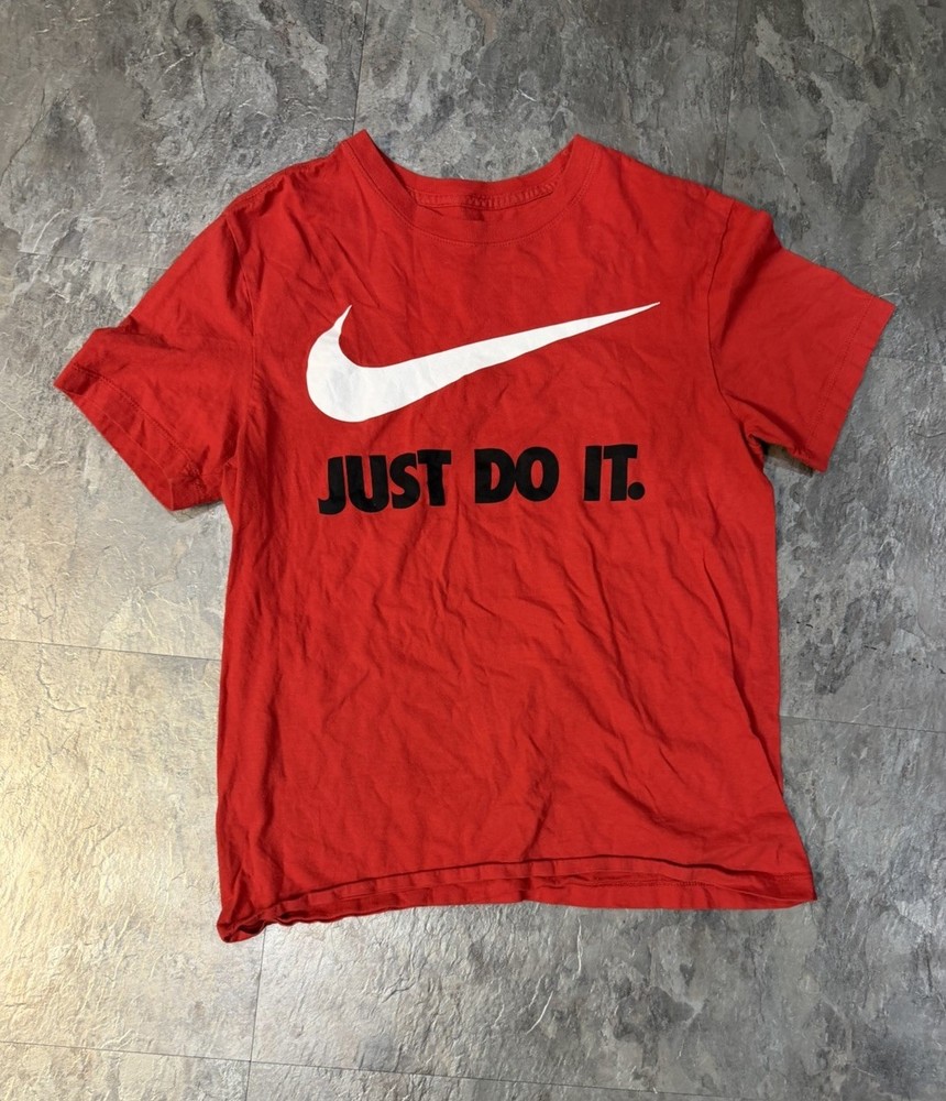 Nike Red Just Do It Size Medium Tshirt