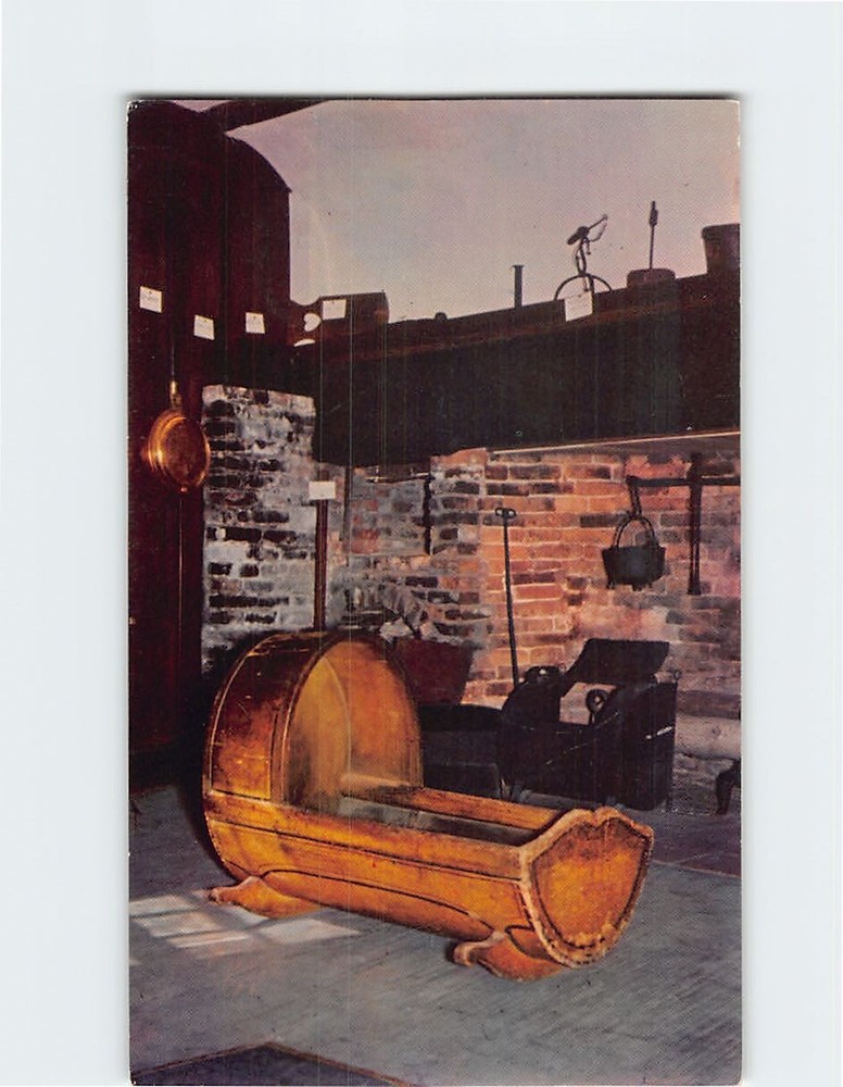 Postcard The Kitchen Paul Revere House Boston Massachusetts USA