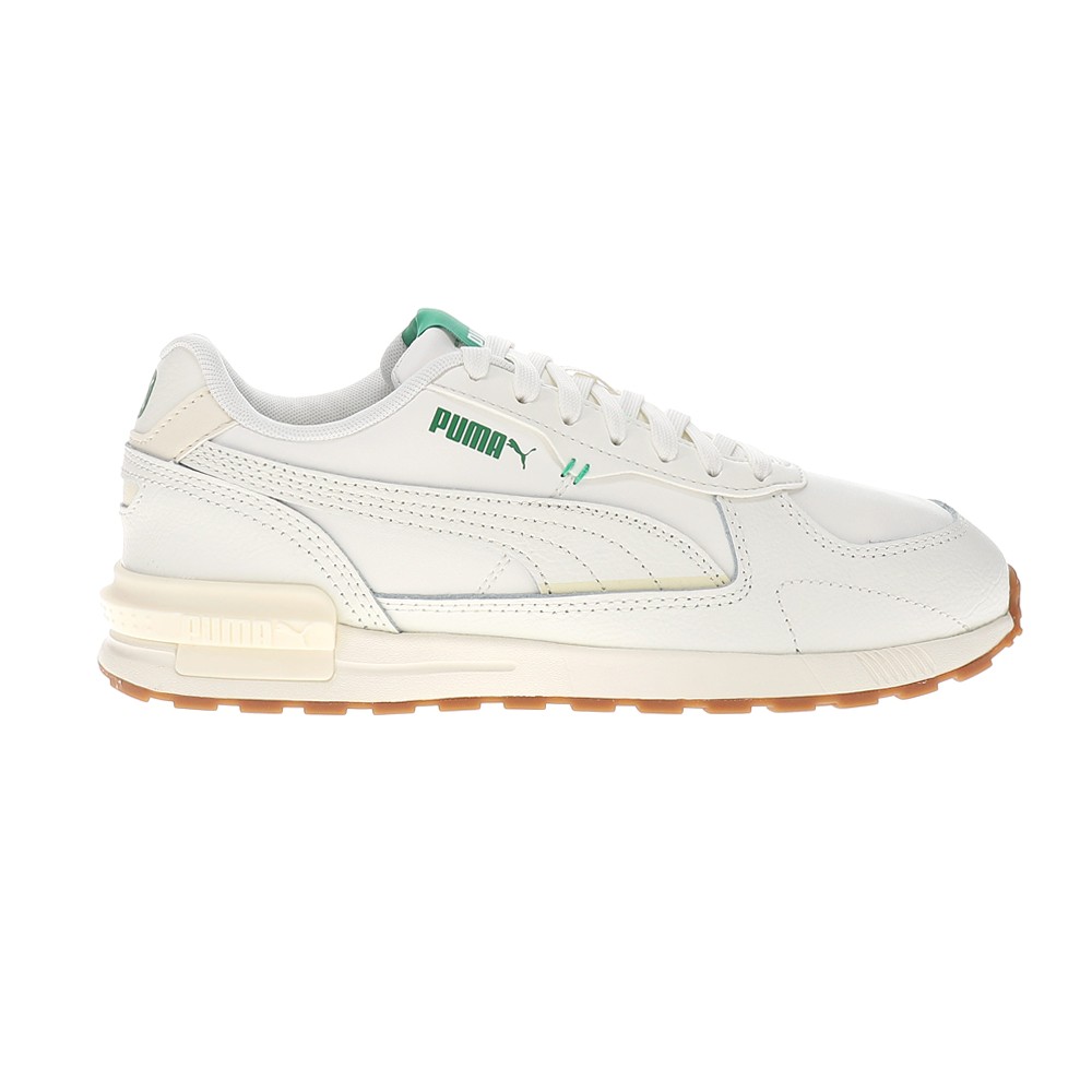 PUMA Graviton Leather Lace Up  Womens White Sneakers Casual Shoes 40110204