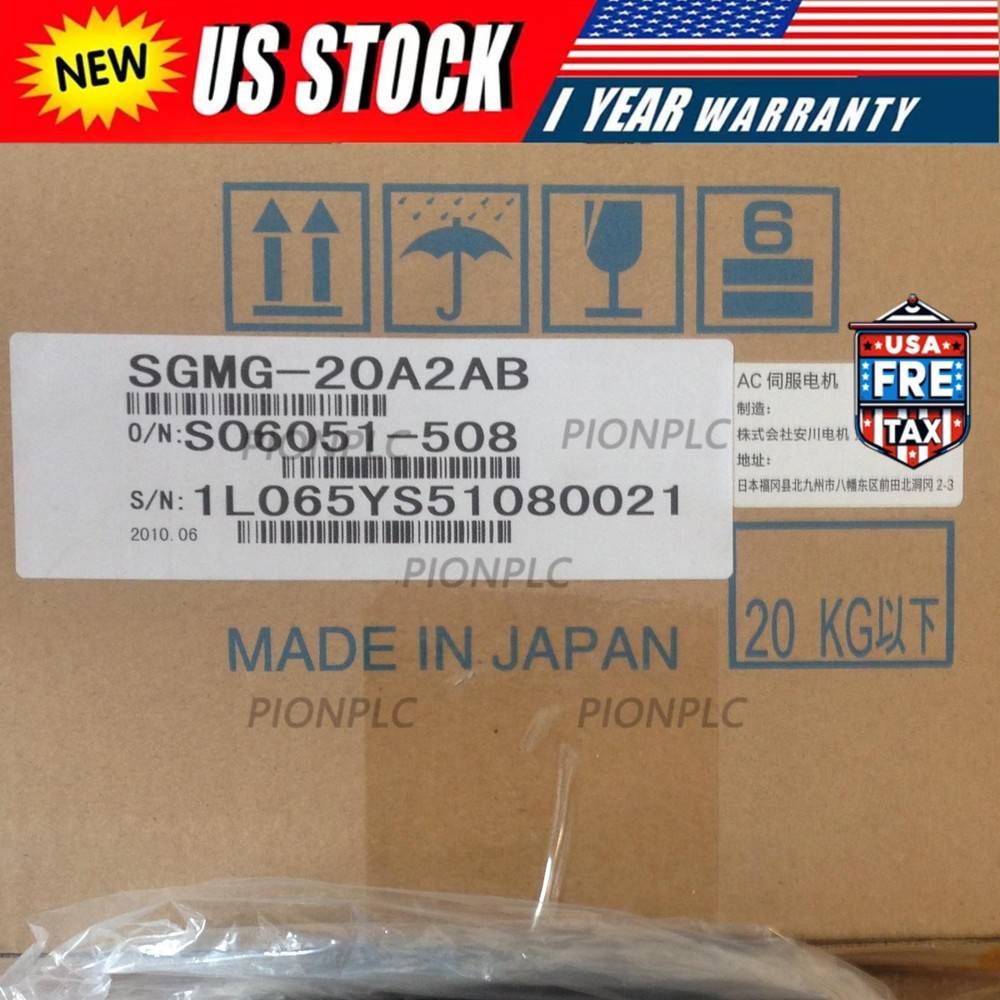 Yaskawa SGMG-20A2AB Servo Motor 1PC New Expedited Shipping SGMG20A2AB
