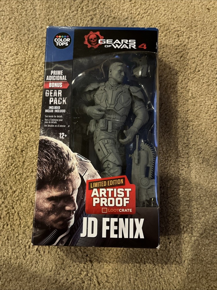 GEARS OF WAR 4, LIMITED EDITION ARTIST PROOF LOOT CRATE JD FENIX -Action Figure