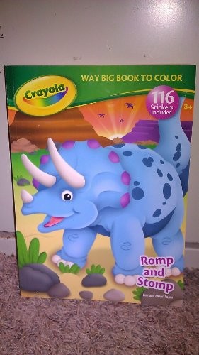 Crayola Way Big Book to Color Romp and Stomp