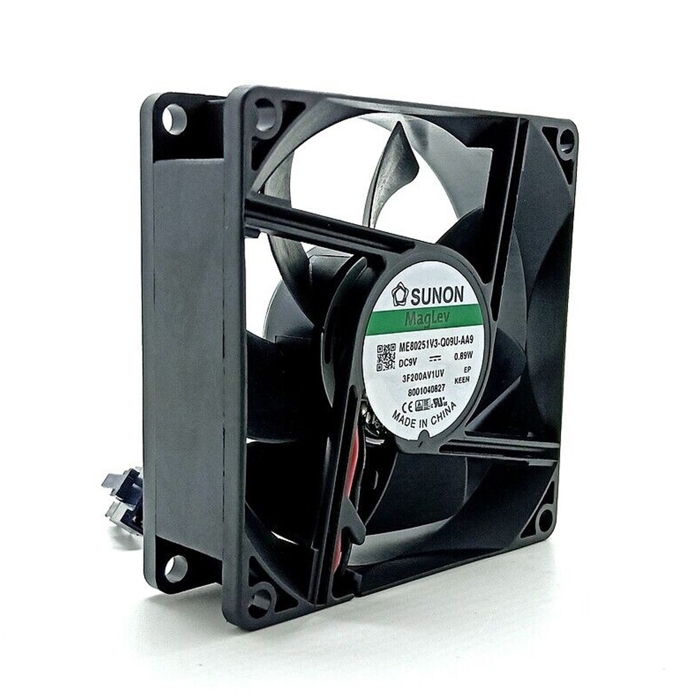 SUNON ME80251V3-Q09U-AA9 8CM 8025 9V 0.89W power supply chassis cooling fan #