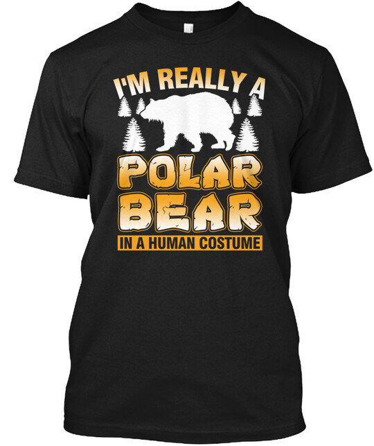 Polar Bear Graphic Tee Made in USA Sizes S to 5XL Soft Cotton T-Shirt  