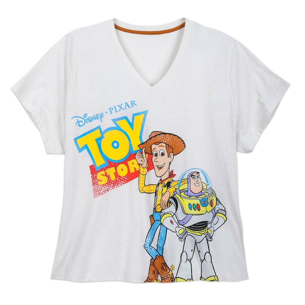 Disney Authentic Toy Story Buzz & Woody Womens T Shirt Tee Size 3XL 4XL NWT