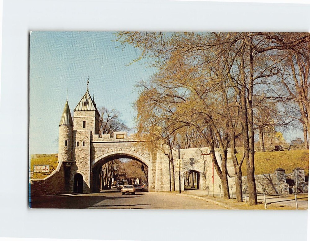 Postcard The St. Louis Gate Old Quebec Canada