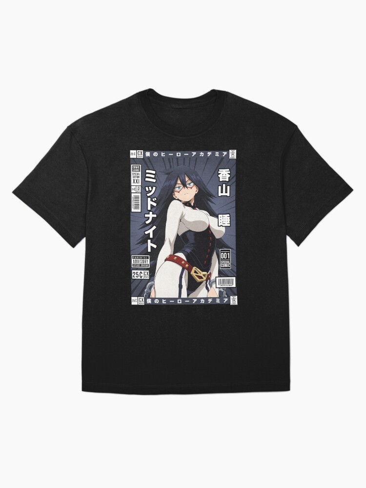 Anime My Hero Academia Midnight Poster Black T-shirt Size S-5XL