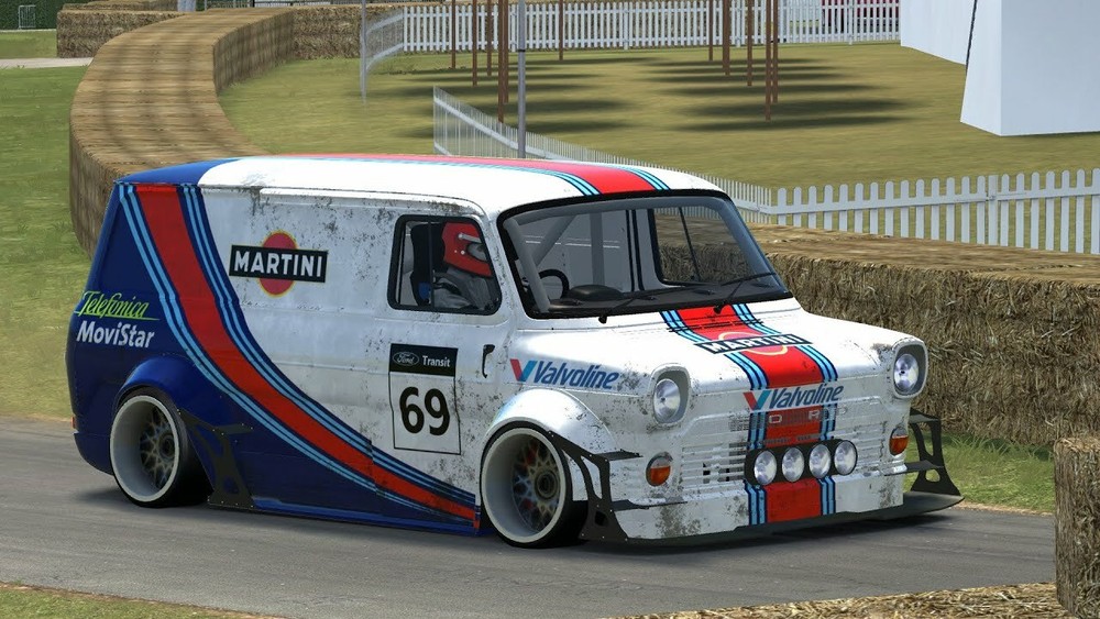 1:12 Scale RC Clear Lexan Ford Transit Van Body Shell for Tamiya MINI 225mm Wheelbase