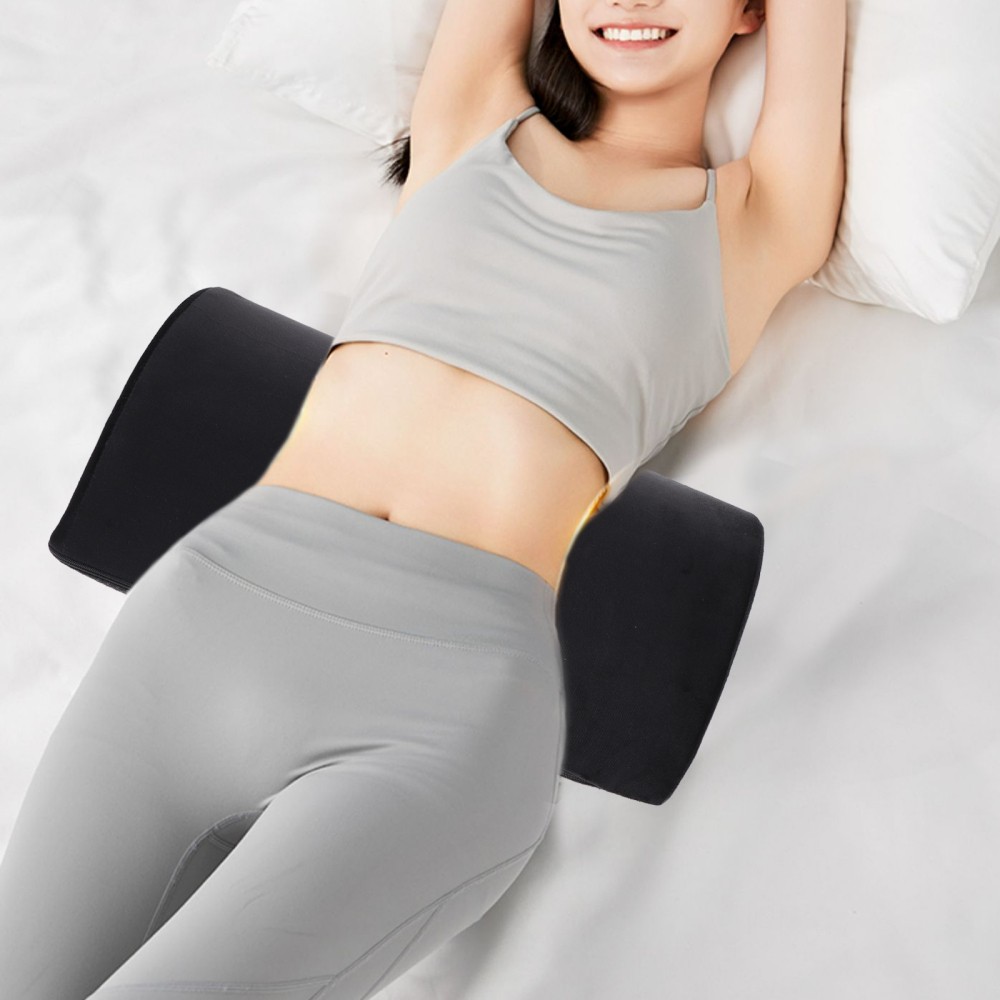 Memory Foam Waist Pillow for Lumbar Support Sleeping Office Travel Bed