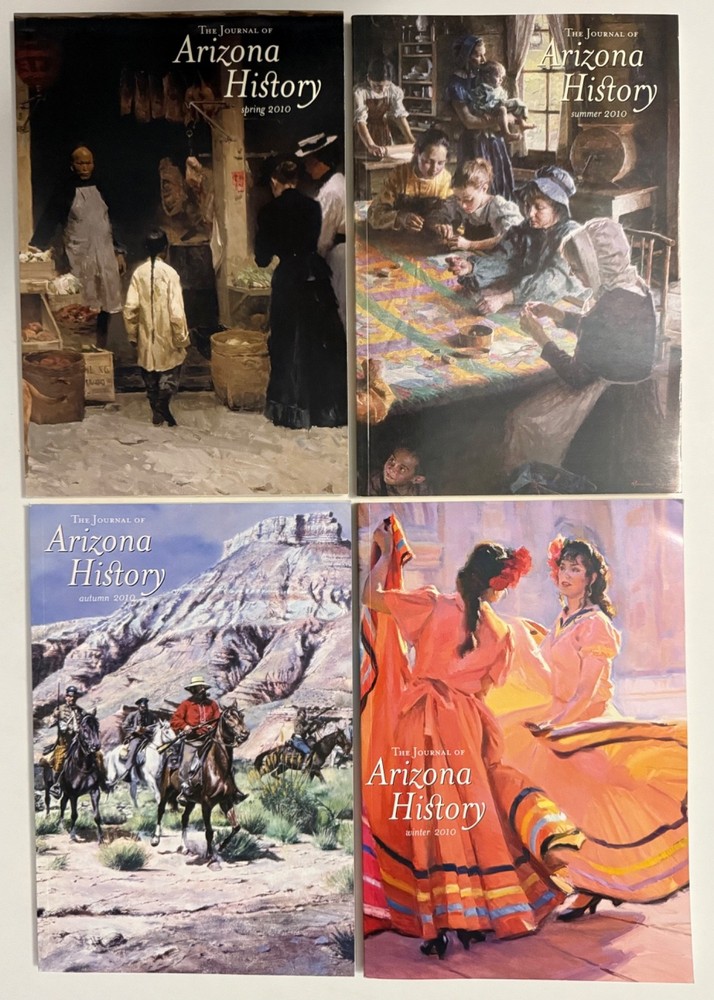 2010 Full Year 4 Issues Volume 51 : The Journal of Arizona History VG Condition