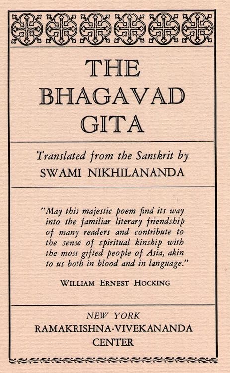 Bhagavad Gita : Pocket Edition by Nikhilananda