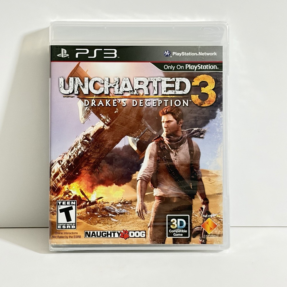Uncharted 3: Drake's Deception (Sony PlayStation 3 Ps3, 2011) Factory Sealed New
