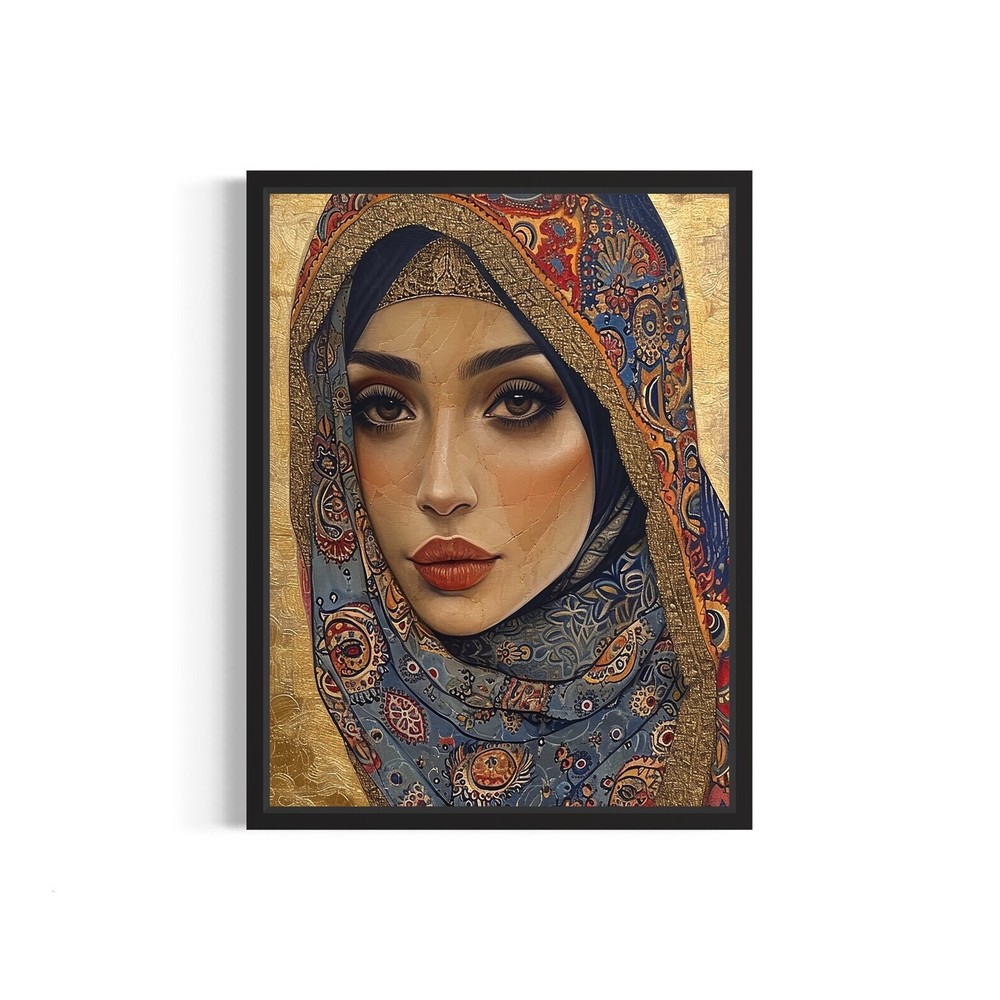Islamic Woman Poster Art Print Religion Wall Art Decoration Artwork