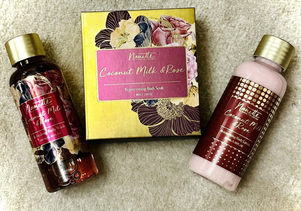 Nanette Lepore Bath Essentials 3 Piece Gift Set ❤️NIB❤️