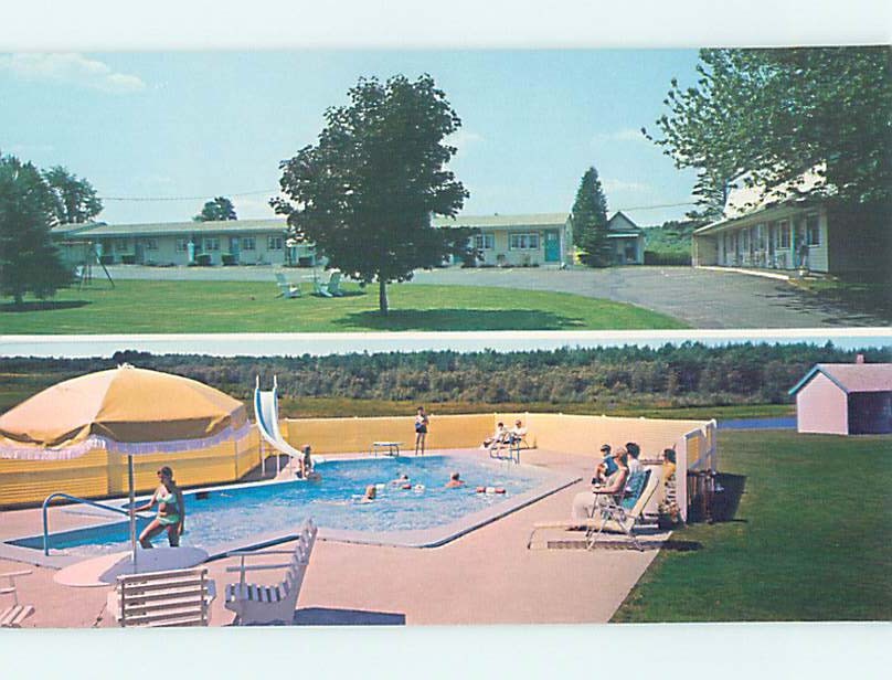 Unused Pre-1980 MOTEL SCENE Skowhegan Maine ME HJ9890