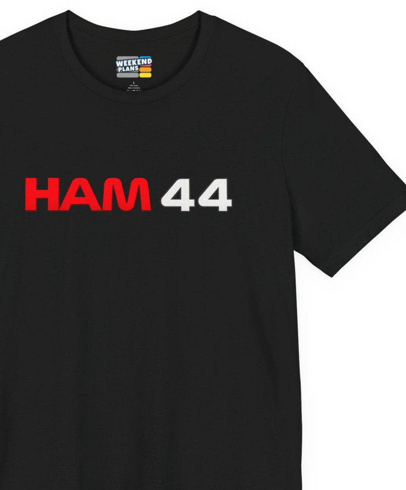 F1 Shirt - Lewis Hamilton Ferrari Grid Name: HAM 44 - Formula 1 / One Tshirt