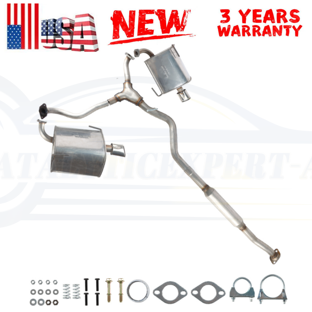 Steel Resonator Assembly Exhaust Muffler Kit for Subaru Outback 2006-2009 2.5L