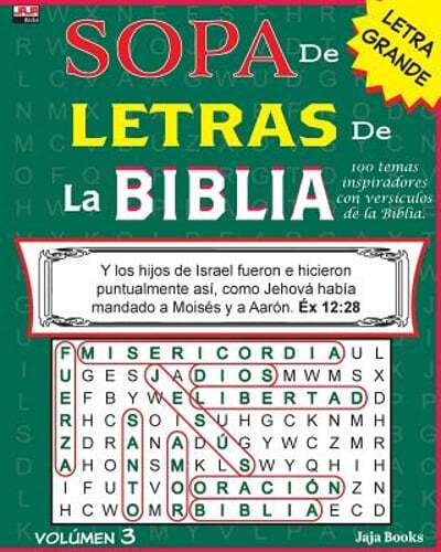 SOPA de LETRAS de la BIBLIA, Volúmen 3 by Jaja Books: New
