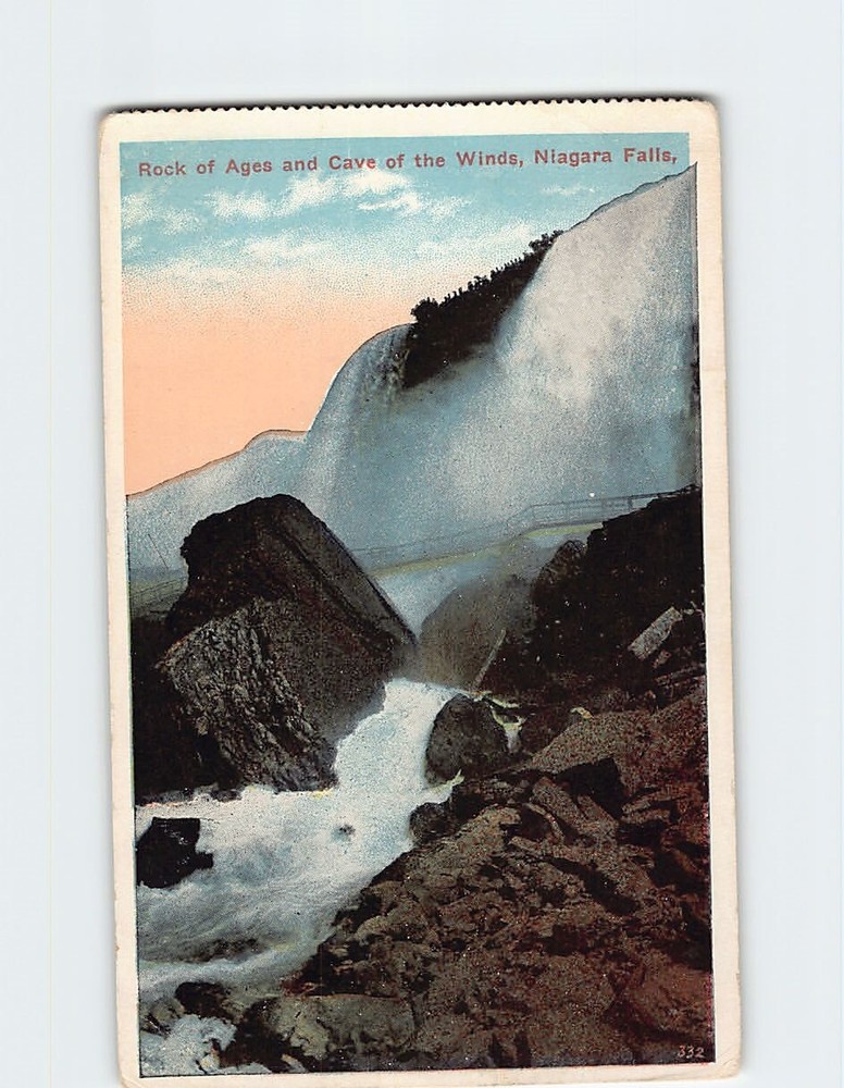 Postcard Rock of Ages & Cave of the Winds Niagara Falls New York USA