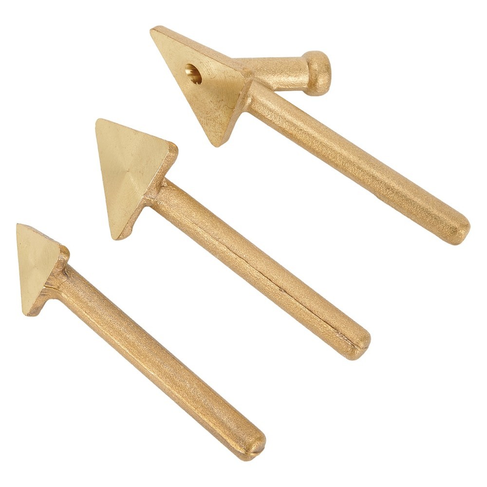 Lot of 3 - Plastic Welder Soldering Iron Tips, Copper Repair, Three9683
