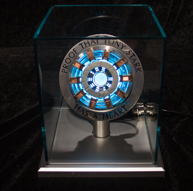 Iron Man Chest Heart Light MK1 MK2 Arc Reactor Lights Model Proof Tony Stark LED