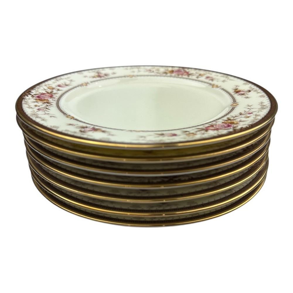 Noritake Brently Salad Plates Bone China 9730 6.5” Set Of 7 Plates