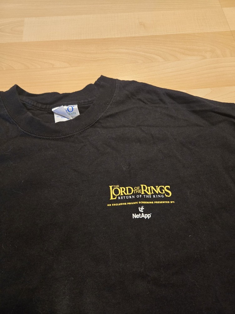 Vintage Lord of The Rings The Return of The King Promo T-Shirt Sz XL