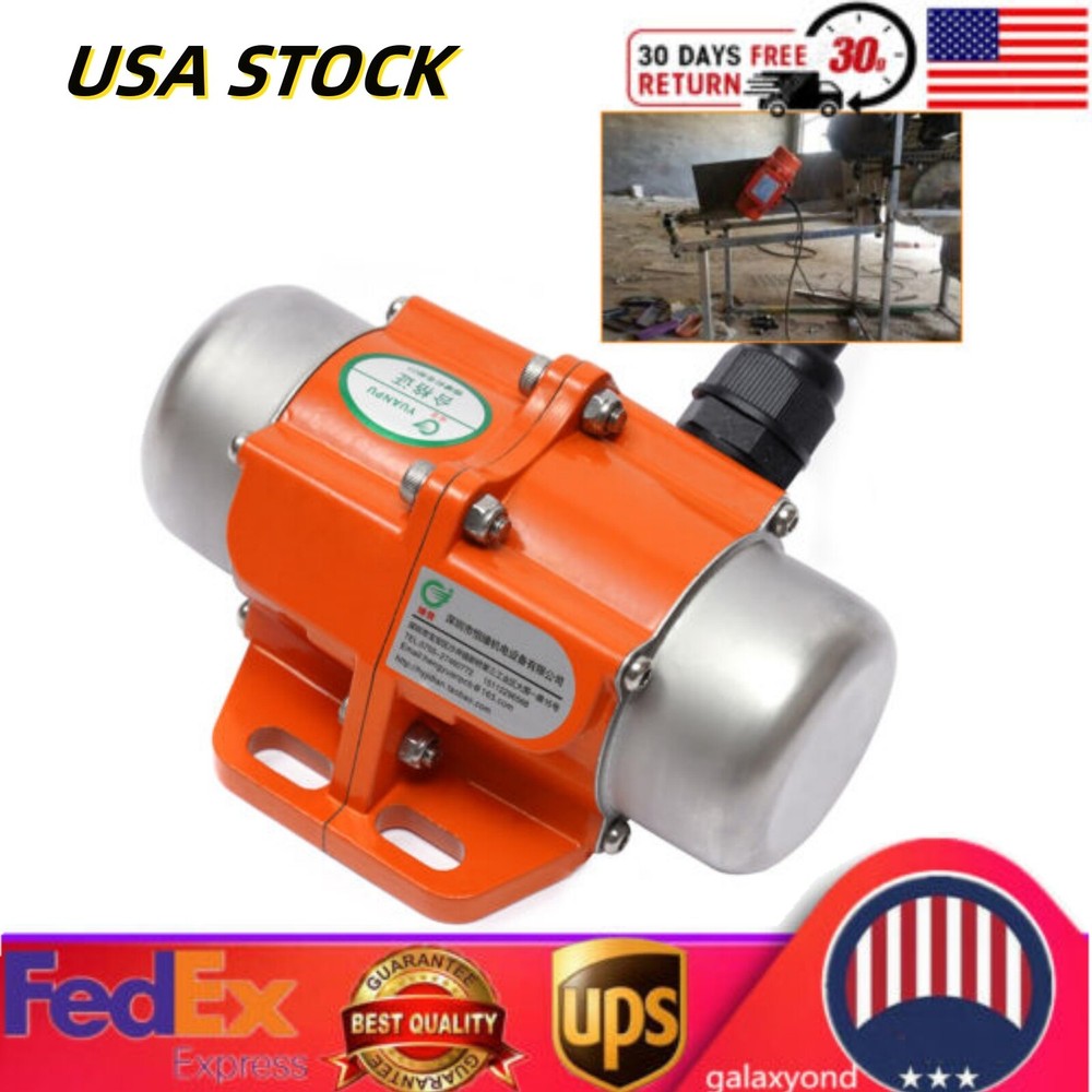 30W AC Concrete Vibrator Power Vibrating Motor Single Phase AC Electric Vibrator