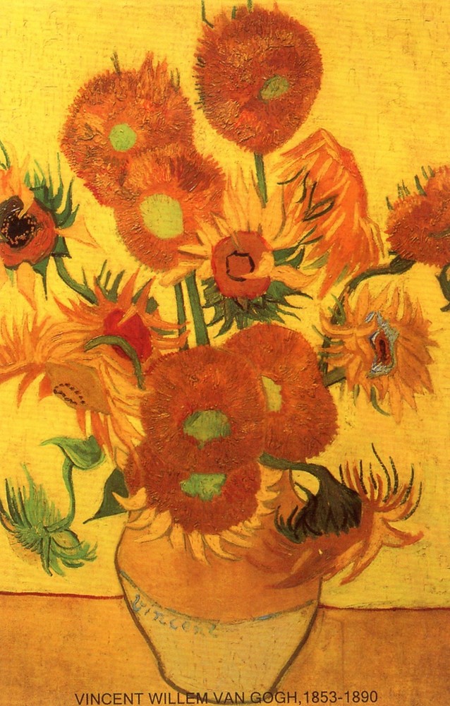Sunflowers, Vincent van Gogh (Dutch, 1853-1890) --New POSTCARD