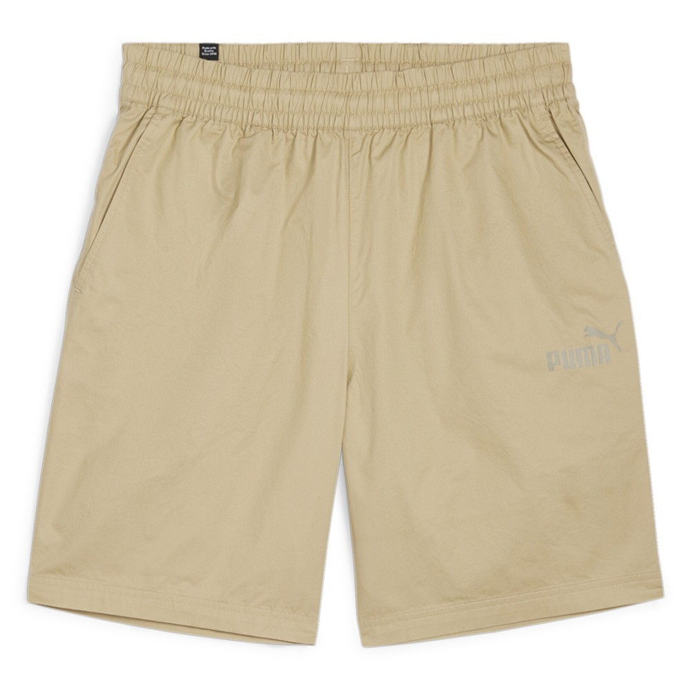 PUMA Essentials Chino Drawstring 8 Inch Shorts Mens Beige Casual Athletic Bottom