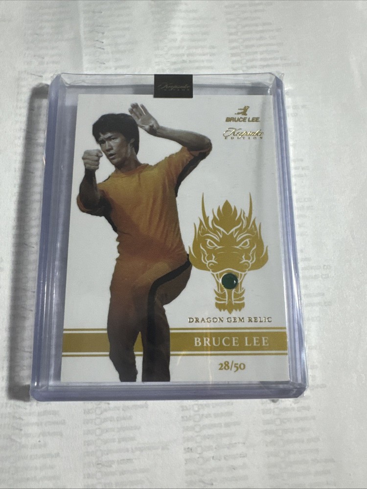 2024 Keepsake Bruce Lee 50Th Anniversary Dragon Gem Relic #130 Bruce Lee