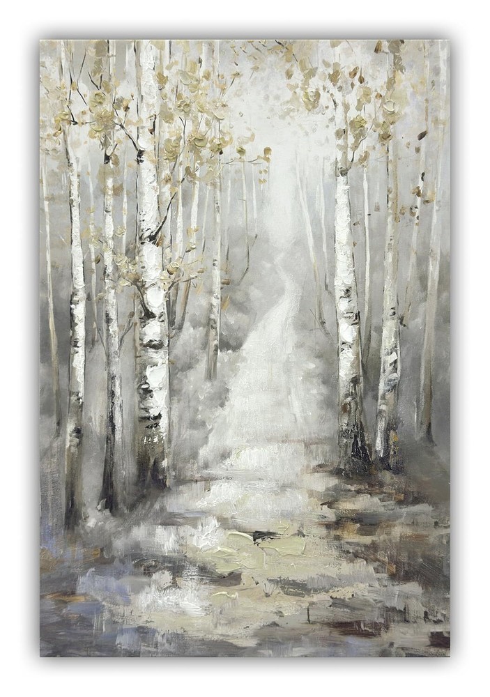 TRAIN2 ART Abstract Wall Art Forest Landscape Modern Wall Art Paintings Wall ...-image