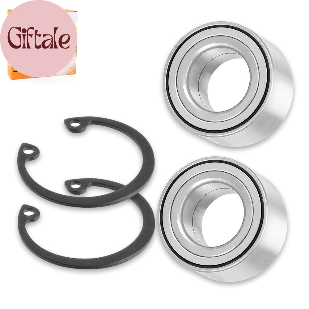2Pcs Front or Rear Wheel Bearing + Circlip for Honda Talon/Pioneer 520 700 1000