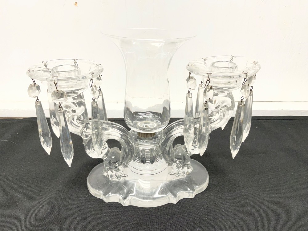 VTG Heisey Baroque Line 3-light Candelabra 10 