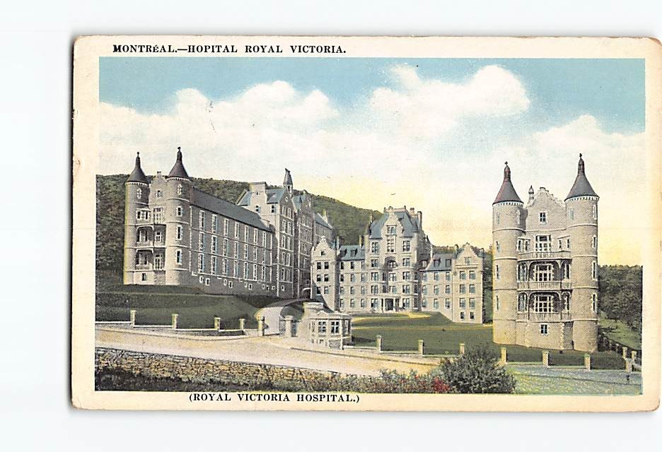Postcard Royal Victoria Hospital Montreal Quebec Canada