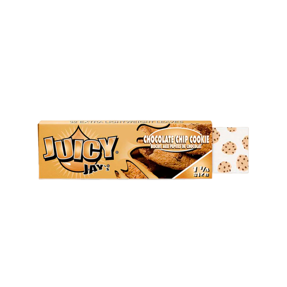 Juicy Jay’s Chocolate Chip Cookie Rolling Papers in 1 1/4 Size