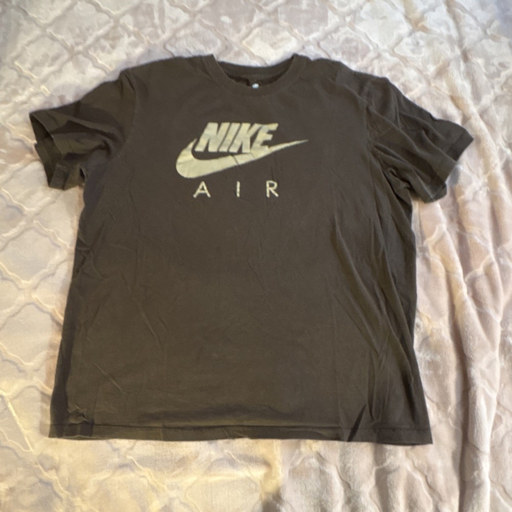 Nike Air Men's Black Graphic Crew Neck Short Sleeve T-Shirt Size L