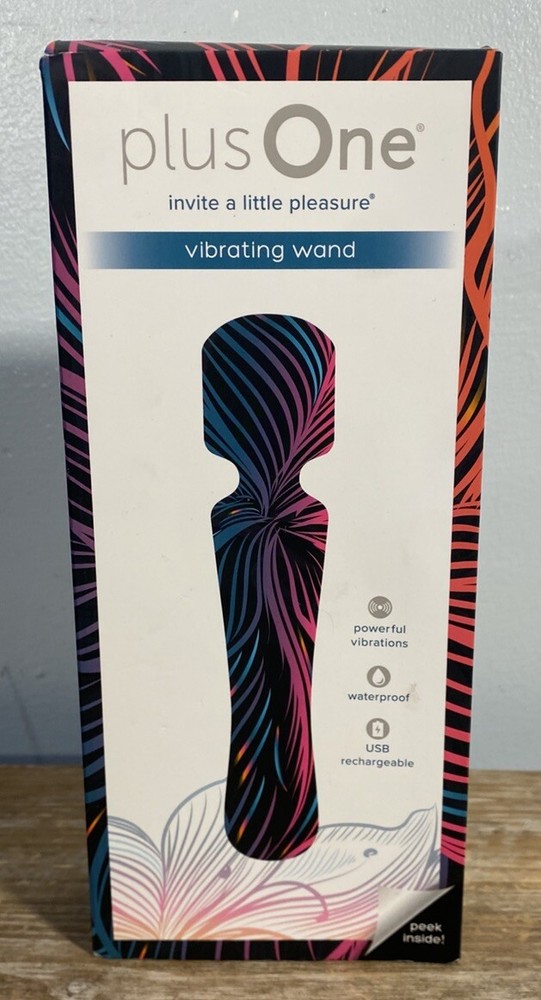 PlusOne Massage Wand Personal Massager Rechargeable & Waterproof - Purple