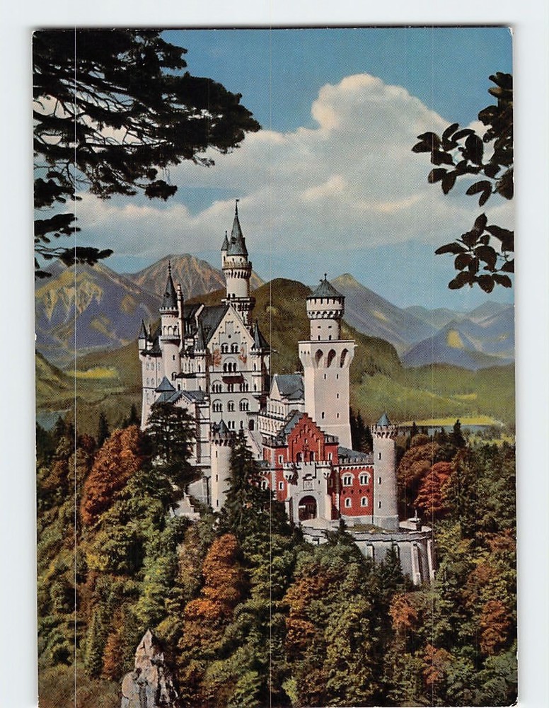 Postcard Königsschloß Neuschwanstein Schwangau Germany