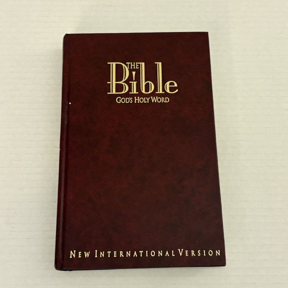New International Version The Bible God's Holy Word NIV Bible Society HC 1984