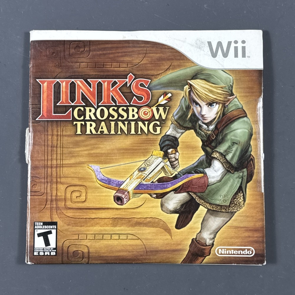 Link's Crossbow Training Nintendo Wii Complete CIB Tested