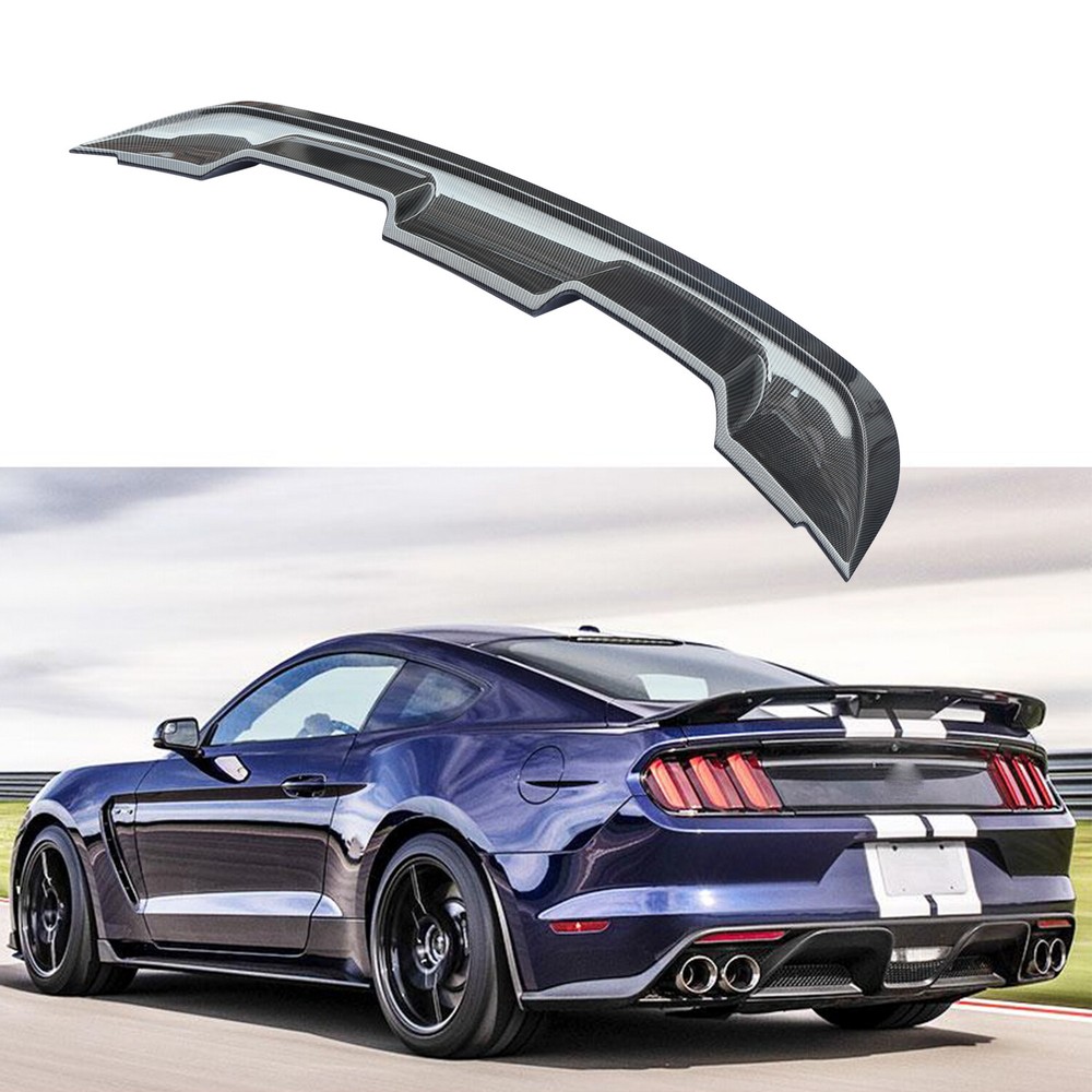 Carbon Fiber ABS Rear Spoiler for 2015-2022 Ford Mustang GT Coupe