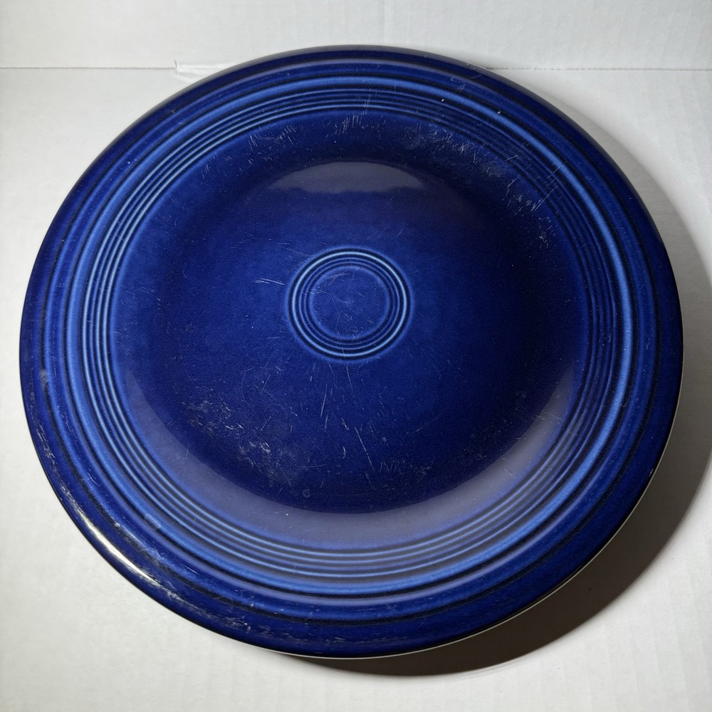 Fiestaware Cobalt Blue (Retired Color) Dinner Plates 10 1/2