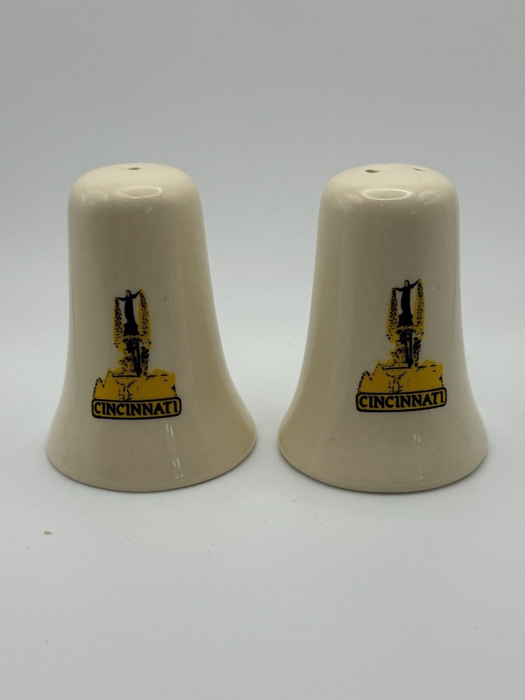 Vintage Cincinnati Souvenir Salt Pepper Shaker