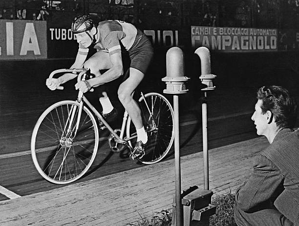 Italian Road & Track Cyclist Ercole Baldini C1950s 3 Old Cycling Photo